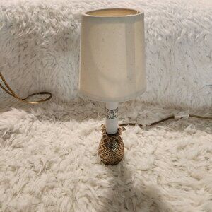 Vintage Pineapple Mini Table Lamp With Shade